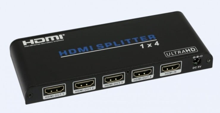 HDMI сплиттер(разветвитель) на 4 выхода