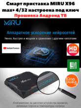 Смарт приставка MIRU X96 max+ 4/32